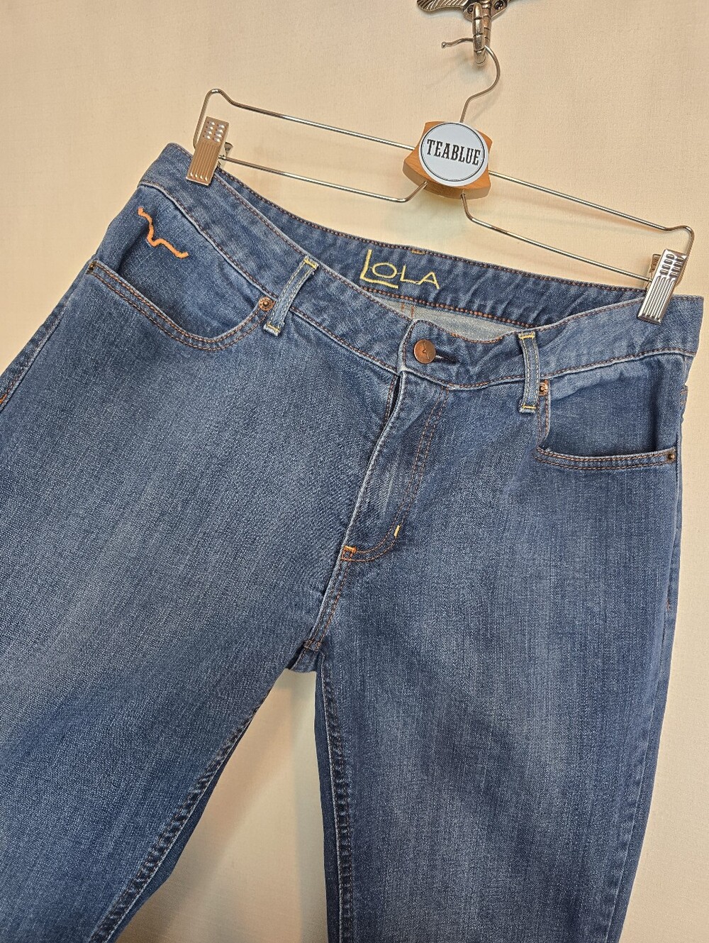 Kimes Ranch Lola Jeans Women's 12/32 Bootcut Flare Raw Fray Hem Made In USA - Picture 9 of 16